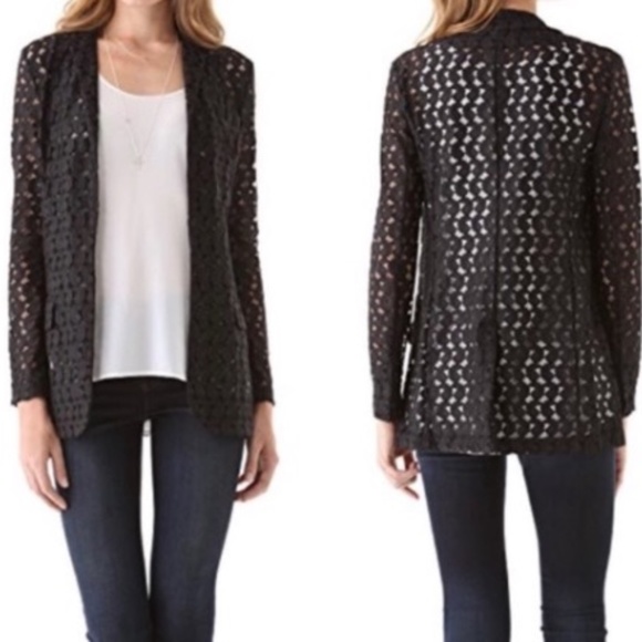 Diane Von Furstenberg Lace Evening Jacket - Picture 1 of 12